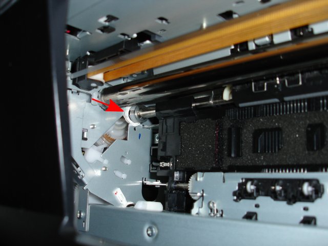 Printer bearing unseated