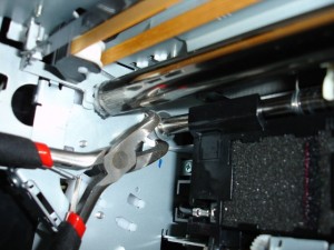 Printer bearing seat