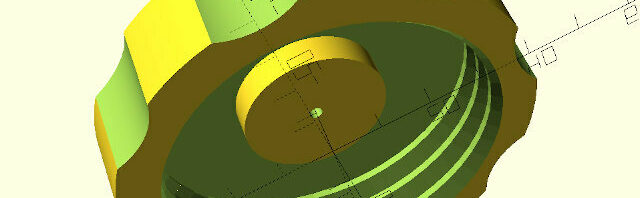 Gas cap 3D CAD view
