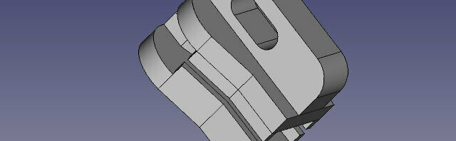 Zipper slide car 3D CAD view