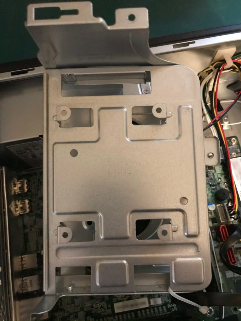 Second 2.5" drive mount under cage